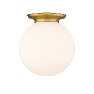 A thumbnail of the Innovations Lighting 221-1F-18-16 Beacon Flush Brushed Brass / Matte White