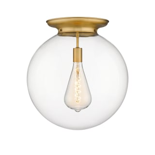 A thumbnail of the Innovations Lighting 221-1F-20-18 Beacon Flush Brushed Brass / Clear