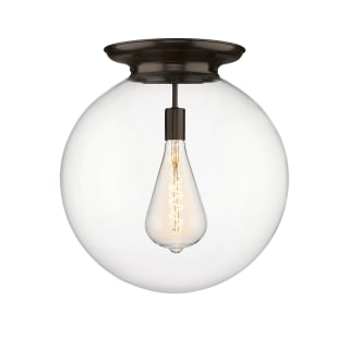 A thumbnail of the Innovations Lighting 221-1F-20-18 Beacon Flush Oiled Brass / Clear