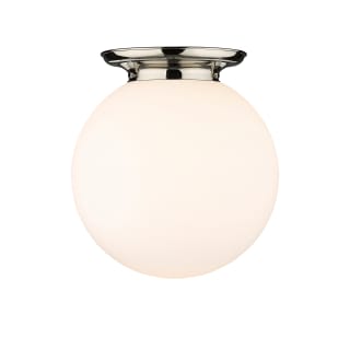 A thumbnail of the Innovations Lighting 221-1F-18-16 Beacon Flush Polished Nickel / Matte White