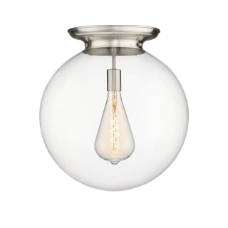 A thumbnail of the Innovations Lighting 221-1F-20-18 Beacon Flush Satin Nickel / Clear