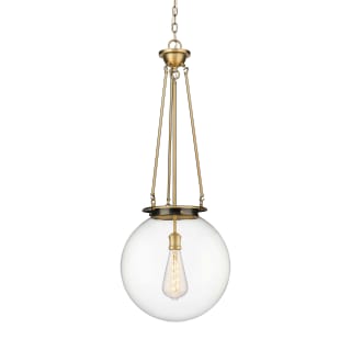 A thumbnail of the Innovations Lighting 221-1P-40-16 Beacon Pendant Brushed Brass / Clear