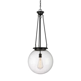 A thumbnail of the Innovations Lighting 221-1P-40-16 Beacon Pendant Matte Black / Seedy