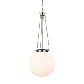 A thumbnail of the Innovations Lighting 221-1P-40-16 Beacon Pendant Polished Chrome / Matte White