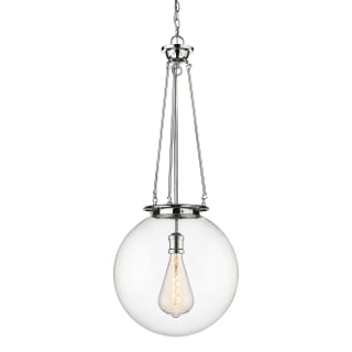 A thumbnail of the Innovations Lighting 221-1P-42-18 Beacon Pendant Polished Chrome / Clear
