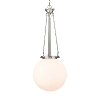 A thumbnail of the Innovations Lighting 221-1P-40-16 Beacon Pendant Satin Nickel / Matte White