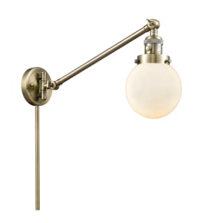 A thumbnail of the Innovations Lighting 237-6 Beacon Antique Brass / Matte White