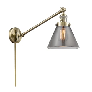 A thumbnail of the Innovations Lighting 237 Large Cone Antique Brass / Plated Smoke