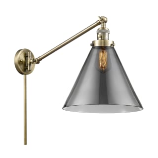 A thumbnail of the Innovations Lighting 237 X-Large Cone Antique Brass / Smoked