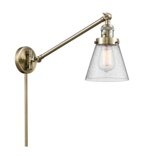 A thumbnail of the Innovations Lighting 237 Small Cone Antique Brass / Seedy