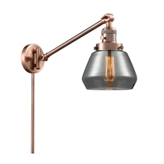 A thumbnail of the Innovations Lighting 237 Fulton Antique Copper / Plated Smoked