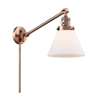A thumbnail of the Innovations Lighting 237 Large Cone Antique Copper / Matte White Cased
