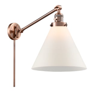 A thumbnail of the Innovations Lighting 237 X-Large Cone Antique Copper / Matte White Cased