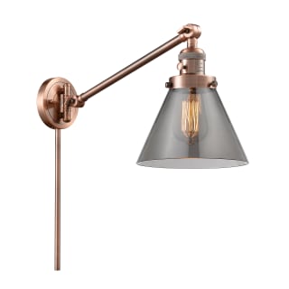 A thumbnail of the Innovations Lighting 237 Large Cone Antique Copper / Smoked
