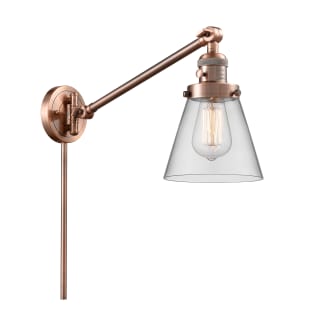 A thumbnail of the Innovations Lighting 237 Small Cone Antique Copper / Clear