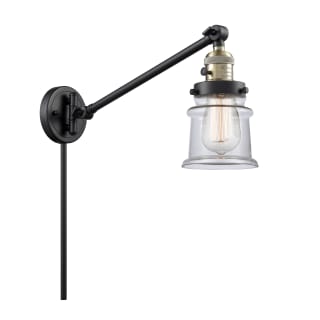 A thumbnail of the Innovations Lighting 237 Small Canton Black Antique Brass / Clear