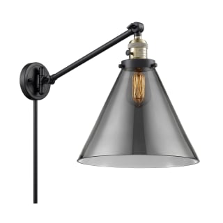 A thumbnail of the Innovations Lighting 237 X-Large Cone Black Antique Brass / Smoked