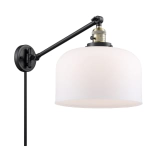 A thumbnail of the Innovations Lighting 237 X-Large Bell Black Antique Brass / Matte White Cased