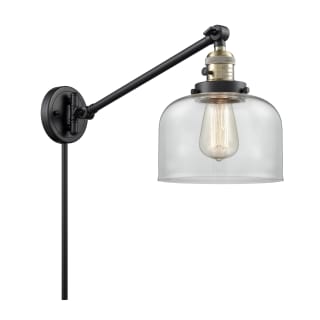 A thumbnail of the Innovations Lighting 237 Large Bell Black / Antique Brass / Clear