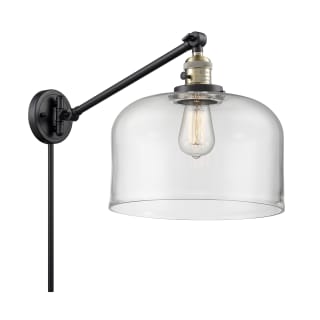 A thumbnail of the Innovations Lighting 237 X-Large Bell Black Antique Brass / Clear