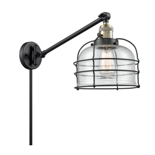 A thumbnail of the Innovations Lighting 237 Large Bell Cage Black Antique Brass / Seedy