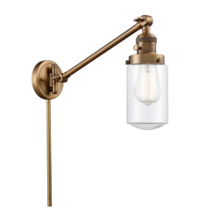 A thumbnail of the Innovations Lighting 237 Dover Brushed Brass / Clear
