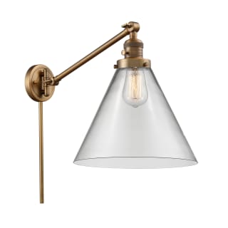 A thumbnail of the Innovations Lighting 237 X-Large Cone Brushed Brass / Clear