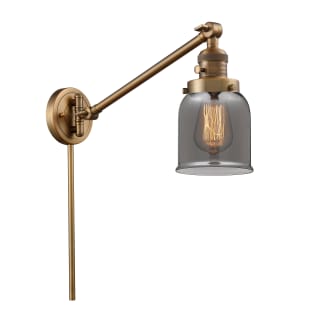 A thumbnail of the Innovations Lighting 237 Small Bell Brushed Brass / Plated Smoked