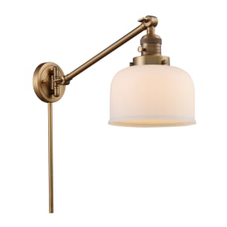 A thumbnail of the Innovations Lighting 237 Large Bell Brushed Brass / Matte White