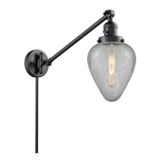 A thumbnail of the Innovations Lighting 237 Geneseo Matte Black / Clear Crackle