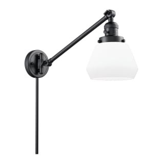 A thumbnail of the Innovations Lighting 237 Fulton Matte Black / Matte White