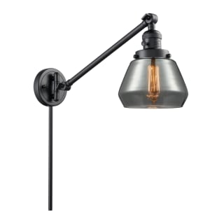 A thumbnail of the Innovations Lighting 237 Fulton Matte Black / Plated Smoked