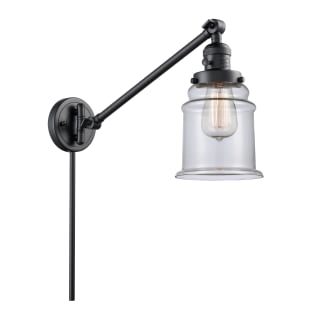 A thumbnail of the Innovations Lighting 237 Canton Matte Black / Clear