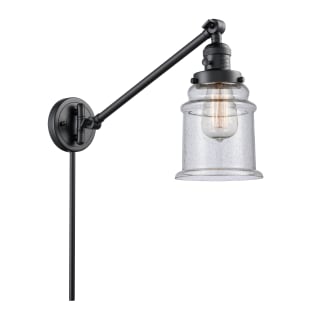 A thumbnail of the Innovations Lighting 237 Canton Matte Black / Seedy