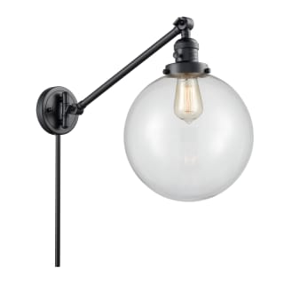 A thumbnail of the Innovations Lighting 237 X-Large Beacon Matte Black / Clear