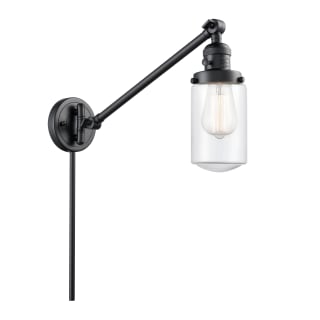 A thumbnail of the Innovations Lighting 237 Dover Matte Black / Clear