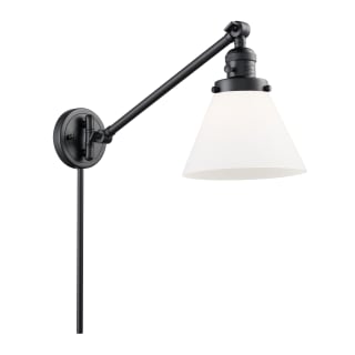 A thumbnail of the Innovations Lighting 237 Large Cone Matte Black / Matte White