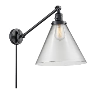 A thumbnail of the Innovations Lighting 237 X-Large Cone Matte Black / Clear