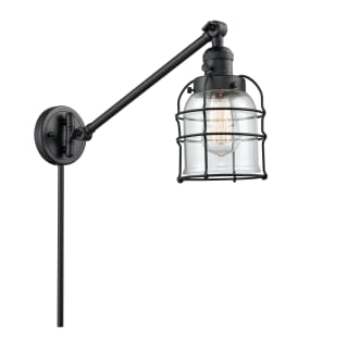 A thumbnail of the Innovations Lighting 237 Small Bell Cage Matte Black / Clear