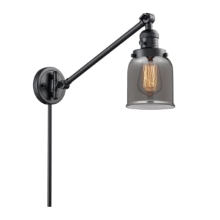 A thumbnail of the Innovations Lighting 237 Small Bell Matte Black / Plated Smoked