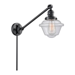 A thumbnail of the Innovations Lighting 237 Small Oxford Matte Black / Seedy