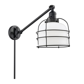 A thumbnail of the Innovations Lighting 237 Large Bell Cage Matte Black / Matte White Cased
