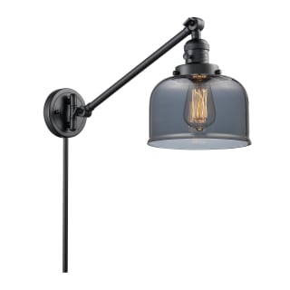 A thumbnail of the Innovations Lighting 237 Large Bell Matte Black / Plated Smoked