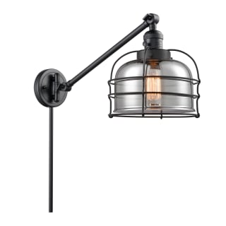A thumbnail of the Innovations Lighting 237 Large Bell Cage Matte Black / Smoked