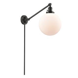 A thumbnail of the Innovations Lighting 237 X-Large Beacon Oil Rubbed Bronze / Matte White Cased