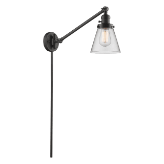 A thumbnail of the Innovations Lighting 237 Small Cone Oiled Rubbed Bronze / Clear