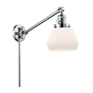 A thumbnail of the Innovations Lighting 237 Fulton Polished Chrome / Matte White