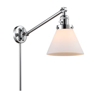 A thumbnail of the Innovations Lighting 237 Large Cone Polished Chrome / Matte White