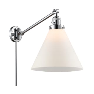 A thumbnail of the Innovations Lighting 237 X-Large Cone Polished Chrome / Matte White Cased