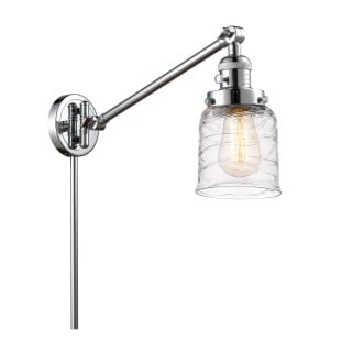 A thumbnail of the Innovations Lighting 237-25-8 Bell Sconce Polished Chrome / Deco Swirl